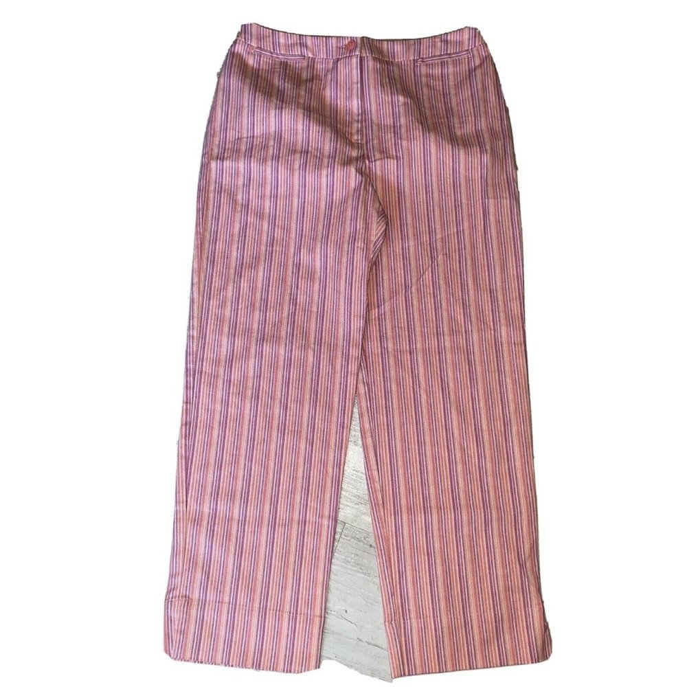Women’s Evan Picone Lacuna Be Pink Striped Pants